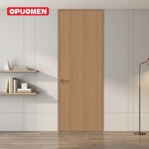 Porta Segreta Invisibile Personalizzabile <span class=keywords><strong>per</strong></span> Interni, Stesso Colore, <span class=keywords><strong>per</strong></span> Villa, Hotel, Casa, Porte in Alluminio-Legno - Product Image 1