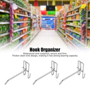 Ewang ตะขอแขวนชั้นวางกระดานตอกหมุดโลหะสำหรับการแสดงผล - Product Image 5