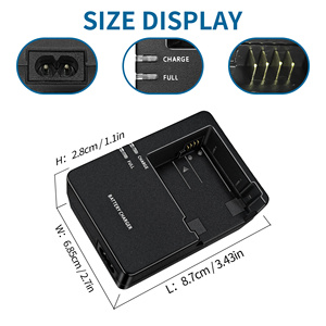 LP-E8 US UK เครื่องชาร์จแบตเตอรี่กล้อง EU สำหรับ <span class=keywords><strong>Canon</strong></span> <span class=keywords><strong>EOS</strong></span> <span class=keywords><strong>550D</strong></span> 600D 650D 700D X4จูบ X5 X6 X71กบฏ T2i T3i T4i T5i - Product Image 6