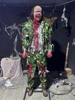 Fournisseur d'Usine Accessoires Horrifiques Pneumatiques Animatroniques Zombies Monstrueux Momies Grandeur Nature pour Décoration de Maison Hantée