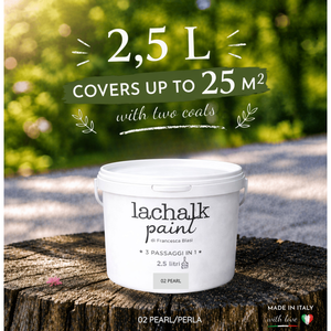 02 PEARL 25 lt LaChalk the evolution of <b>chalk</b> paint Where <b>chalk</b> meets resin: Hybrid <b>Chalk</b> Resin Paint made in Italy - Product Image 2