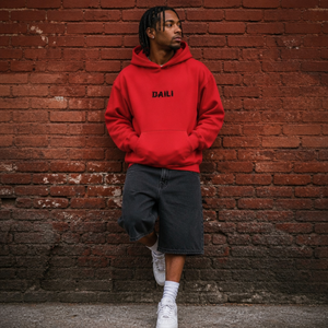 Sudadera con Capucha Corta y Holgada Personalizada 100% Algodón para Hombre, Sudadera con Capucha Extra Grande con Logotipo Personalizable - Product Image 1