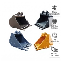 Suku Cadang Cepat Pasang Landwolf Digger, Gigi Bucket Excavator Tempa Asli untuk Suku Cadang Excavator Cat Volvo SANY