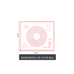 Protector <span class=keywords><strong>de</strong></span> encimera Beeman para hornear, hoja antiadherente, alfombrilla grande <span class=keywords><strong>de</strong></span> silicona para hornear para pastelería rodante - Product Image 5