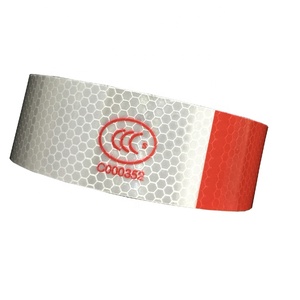 High Visibility PVC Honeycomb Reflective <strong>Safety</strong> <strong>Tape</strong> Waterproof and Durable Adhesive Warning Strips for Trailers &amp; Trucks - Product Image 3