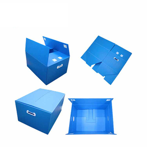 Foldable Yes Corrugated Plastic Box Foldable Wholesale Recyecled Unique Design Stackable Foldable Corrugated Plastic Box