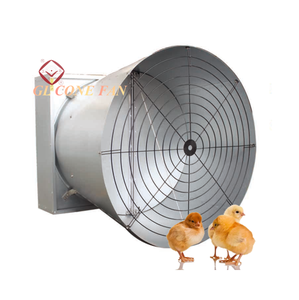 Système de ventilation pour élevage de volailles Ventilateur d'extraction à cône en métal Ventilateur de tunnel mural Bon fournisseur à faible coût - Product Image 1