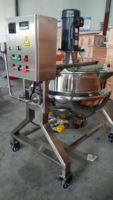 Chaudière de cuisson industrielle à double enveloppe inclinable avec agitateur