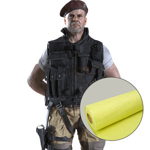 1000Dアラミド生地難燃性弾道トイル織りケブラーニットイエローファイバークロス防護服 - Product Image 3