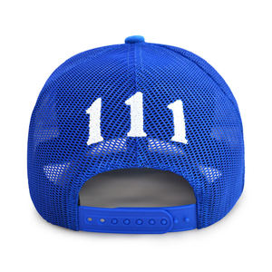 Gorra trucker de gamuza barata al por mayor con visera curva, bordada, de malla, lisa, deportiva - Product Image 3