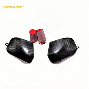 13-16 Schnellere Reaktion Real Dry Carbon Fiber Ansaug system für Jaguar XJL 3.0T GTR Motor Carbon Fiber Lufteinlass rohr - Product Image 1