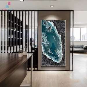 Pittura su ordinazione 3D fatta a mano della resina di cristallo liquido della parete astratta arte Geode della resina epossidica arte murali <span class=keywords><strong>per</strong></span> <span class=keywords><strong>il</strong></span> <span class=keywords><strong>soggiorno</strong></span> - Product Image 3