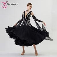 B-22135 personnalisé nouvelle robe de danse de salon standard international robes de danse de salon en soie perlée de haute qualité à vendre
