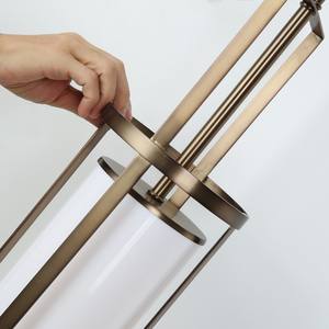 Lámpara de Pared Moderna de Lujo de Acero Inoxidable con Brazo Largo para Villa, Sala de Estar, Vestíbulo de Hotel, Decoración del Hogar - Product Image 4