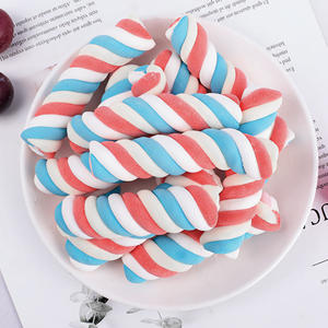 Vente en gros 5g rose tendre <span class=keywords><strong>guimauve</strong></span> halal fruitée en vrac personnalisée ingrédients acides emballés pour le café - Product Image 4