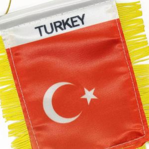 ธงแขวนรูปไก่งวงพร้อมโลโก้สั่งทำ สำหรับกระจกมองหลังรถยนต์และตกแต่งบ้าน - Product Image 4