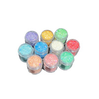 Paillettes irisées mélangées Macaron Laser pour résine, art fluide, ongles, ornements faits main, fournitures en vrac