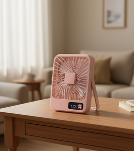 Ventilatore da tavolo orientale 10-12,9 pollici con motore AC, oscillante, a tre velocità, con timer, in plastica, elettrico, per uso domestico - Product Image 2