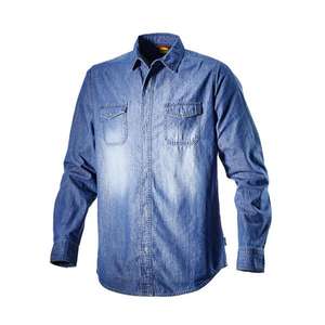 DIADORA UTILITY - 702.171663-C6535/M Camisa de trabajo para todas las estaciones DENIM, azul-CAMISAS DE TRABAJO EAN 8301038740602 - Product Image 1
