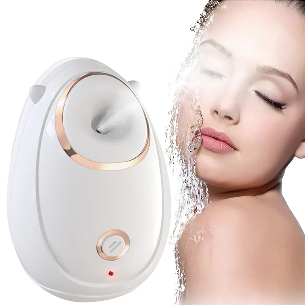 Beauty care Face Sprayer Humidifier Rechargeable Deep Clean Cold Hot Electric Portable Nano Ionic Vapor Home Facial Steamer