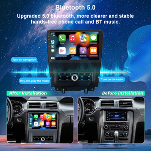 Autoradio Android 10 pouces pour Ford Mustang 2010-2014, accessoires de voiture, <span class=keywords><strong>GPS</strong></span>, CarPlay, écran multimédia, lecteur DSP, 4G LTE, WIFI - Product Image 3