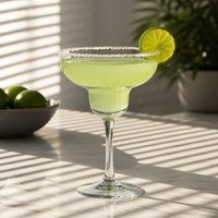 Ensemble de verrerie moderne et créatif, personnalisable, avec gobelet à martini et verre à champagne populaires