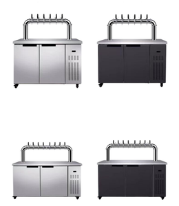 Distributeur de <span class=keywords><strong>bière</strong></span> <span class=keywords><strong>à</strong></span> 4 robinets en acier inoxydable commercial, <span class=keywords><strong>machine</strong></span> <span class=keywords><strong>à</strong></span> refroidir les fûts de <span class=keywords><strong>bière</strong></span> pour les fêtes - Product Image 3