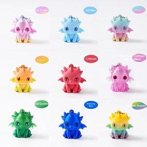 Figurine de dragon volant mignon en PLA imprimé en 3D, jouet éducatif, ornement, cadeau pour la maternité - Product Image 2