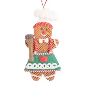 高品质手工姜饼人挂饰面包土饼干挂件圣诞户外树摆饰