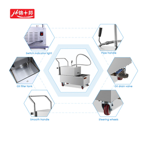 Industrial And Commercial Fast Food Kitchen Equipment New <strong>Oil</strong> <strong>Filter</strong> Truck <strong>Deep</strong> <strong>Fryer</strong> Edible <strong>Oil</strong> Purifier <strong>Machine</strong> - Product Image 5