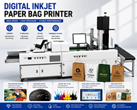 Imprimante automatique UV pour emballages en papier, machine de fabrication de sacs de luxe pour vêtements, cosmétiques, bijoux et marchandises de détail