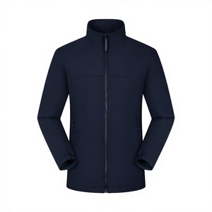 Hot Selling Custom Design Printed Standard Polyester/Cotton Knitted Outdoor Windproof Men's Varsity <b>Jacket</b> Hiking Blank ODM - Product Image 2