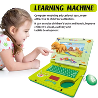 Ordenadores Portátiles de Juguete para Niños, Ordenador Portátil Educativo para Niños, Máquina de Aprendizaje de Inglés con Diseño de Dinosaurio