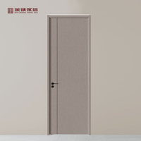 Porte intérieure en bois massif de style classique moderne certifiée CE, porte intérieure en bois simple pour maison, appartement, chambres