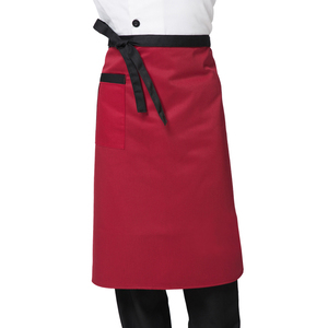 Tablier <span class=keywords><strong>de</strong></span> chef suspendu professionnel à demi-cou Préposés <span class=keywords><strong>de</strong></span> restaurant occidentaux Personnel <span class=keywords><strong>de</strong></span> <span class=keywords><strong>cuisine</strong></span> Cuisson Cuisson Vêtements <span class=keywords><strong>de</strong></span> <span class=keywords><strong>travail</strong></span> pour hôtel Tissé - Product Image 1