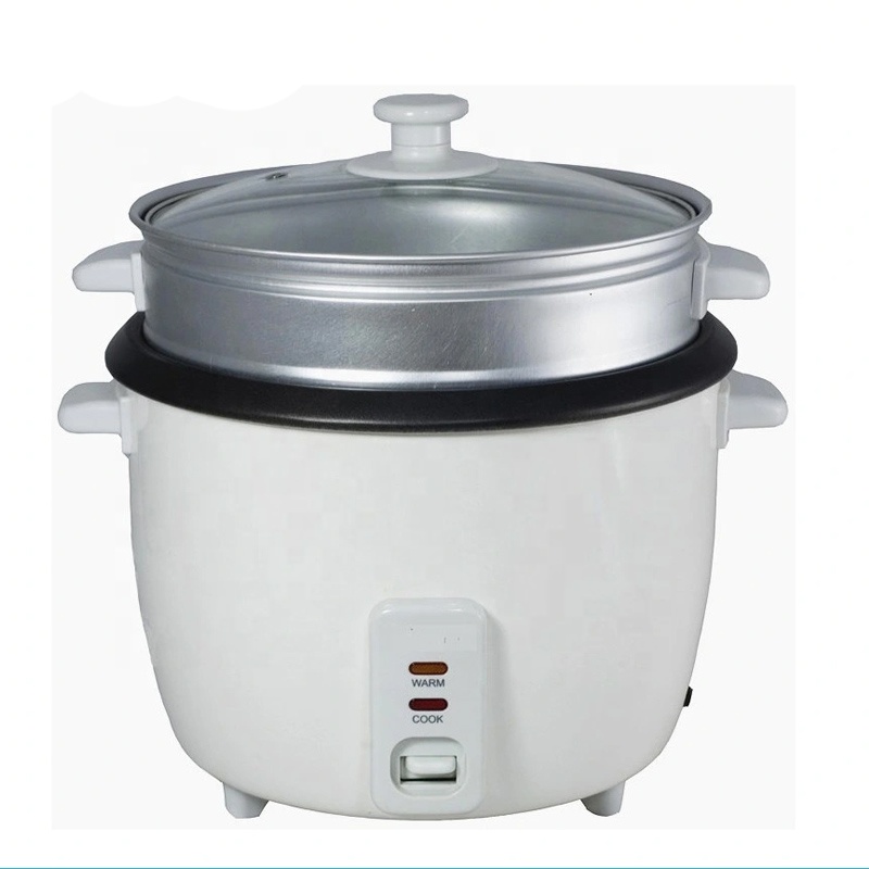 Белая китайская барабанная электрическая рисоварка с пароваркой, 1,0 л 1,5 л 2,2 л 2,8 л