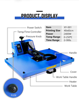 GOOSAM Grandes Machines de Presse à Chaud par Sublimation et DTF 40*60 38*38 40 50 16x24 A3 pour Impression de T-shirts et Imprimante