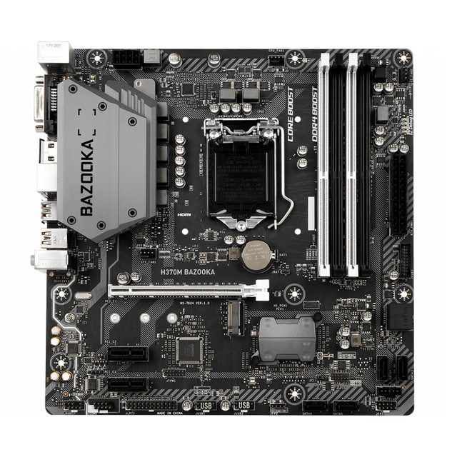 MS LGA 1151 Mainboard Motherboard H370 GAMING PLUS H370 GAMING PRO CARBON H370M BAZOOKA 8th 9th Gen CPU Motherboard