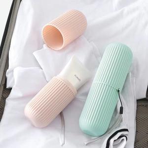 Portaspazzolino da Viaggio Custodia per Spazzolino Contenitori per Dentifricio e Spazzolino Bicchiere Portatile per Collutorio - Product Image 5