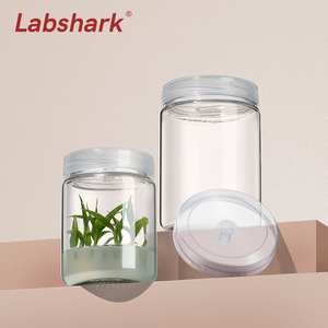 बकमाम उच्च बोरोसिलिकेट ग्लास बेकर खाली प्लास्टिक पी लिड ऊतक संस्कृति हाइड्रोपोनिक वेस-गुणवत्ता की खेती 1 वर्ष की वारंटी - Product Image 2