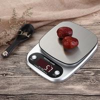 3kg/0.1g 10Kg/1g dijital ekran denge elektronik tartı paslanmaz çelik mutfak gıda diyet posta ölçekleri pişirme ölçme aracı