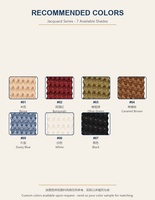 Tissu tricoté jacquard écaille de poisson 280 g/m² 99 % polyester 170 cm motif texturé 3D pour vêtements d'extérieur
