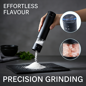 Exquisito Salero y Pimentero Eléctrico con Ajuste de Grosor, Personalizable y Colorido para Restaurantes - Product Image 2