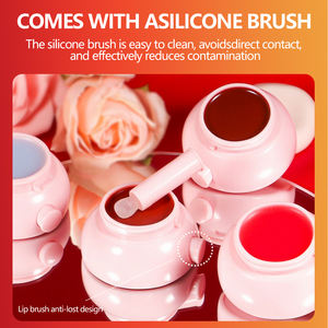 <span class=keywords><strong>Baume</strong></span> à lèvres personnalisé avec logo de marque privée, brillant, imperméable, crème hydratante, beurre de fruits minéral, brillant à lèvres - Product Image 4