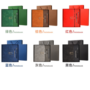 Best-seller logo di <span class=keywords><strong>Design</strong></span> evento di fascia alta regalo commemorativo Business A5 taccuini in pelle e scatole regalo tazza in acciaio inossidabile - Product Image 3