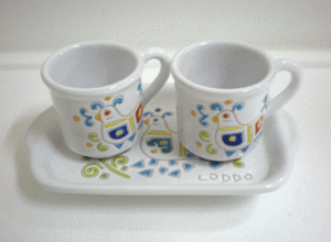 Lui e le sue tazze di ceramica per coppie o amici - Product Image 1