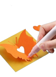Quick Drying Craft Glue Pen Kid-Friendly Marker Crafting <b>Scrapbooking</b> Card Making Foil Calligraphy for Artists and Kids - Product Image 4
