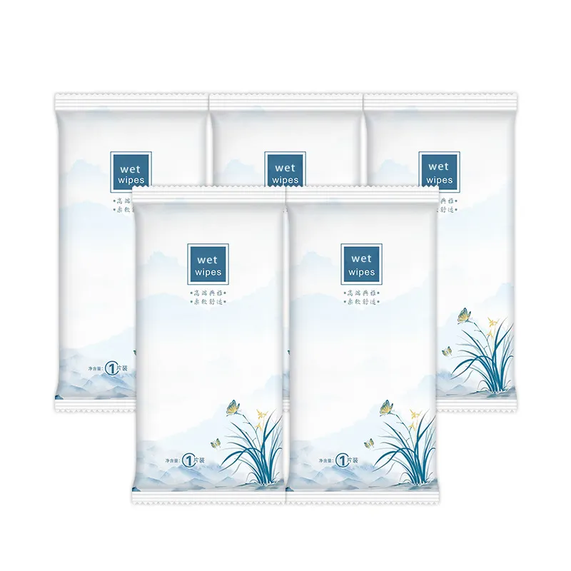 Одиночный самолет горячее и холодное Освежающее полотенце с ароматом лимонного алоэ по желанию влажное полотенце индивидуальная упаковка ручная ресторанная OEM