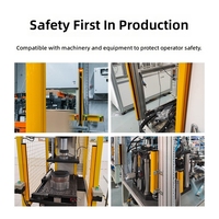 Capteur de barrière lumineuse de sécurité de qualité industrielle avec protection IP65 (Série TCB) Faisceau infrarouge Sortie relais/NPN/PNP 24V Portée de détection 0,2-3m