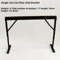 Rail de guidage à bande coulissante pour table de scie de menuiserie, simple ou double rangée, pliable, avec support réglable en hauteur et bande de rouleaux pour le travail du bois
